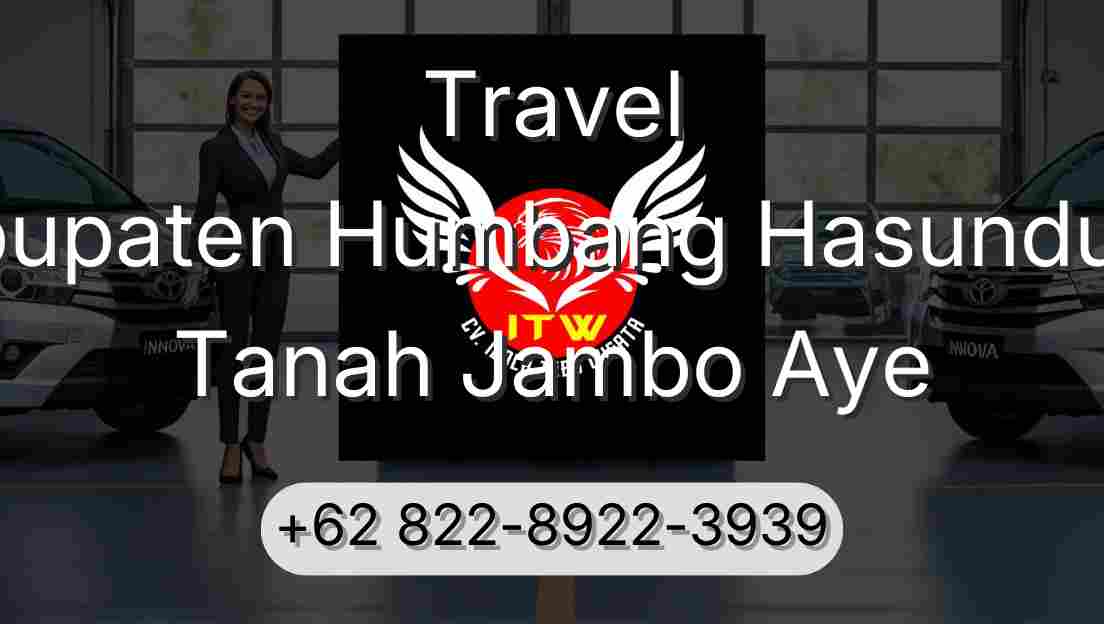 Travel Kabupaten Humbang Hasundutan Tanah Jambo Aye