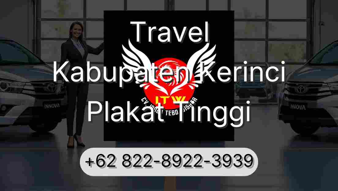 Travel Kabupaten Kerinci Plakat Tinggi