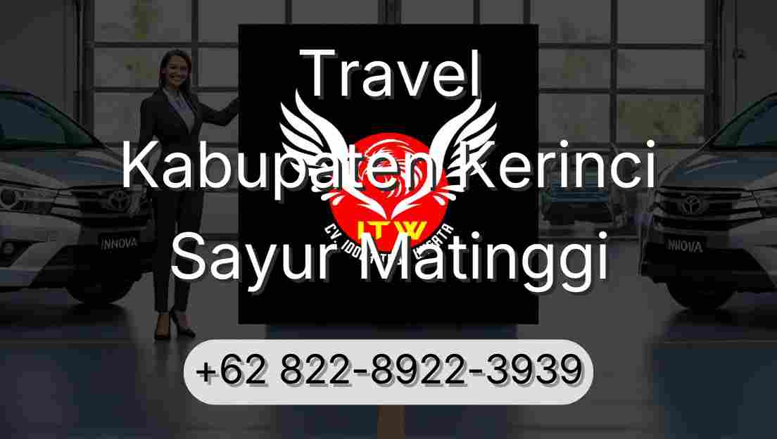 Travel Kabupaten Kerinci Sayur Matinggi