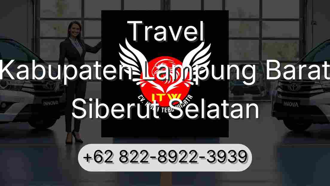 Travel Kabupaten Lampung Barat Siberut Selatan