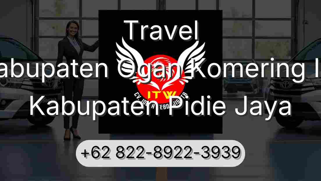 Travel Kabupaten Ogan Komering Ilir Kabupaten Pidie Jaya