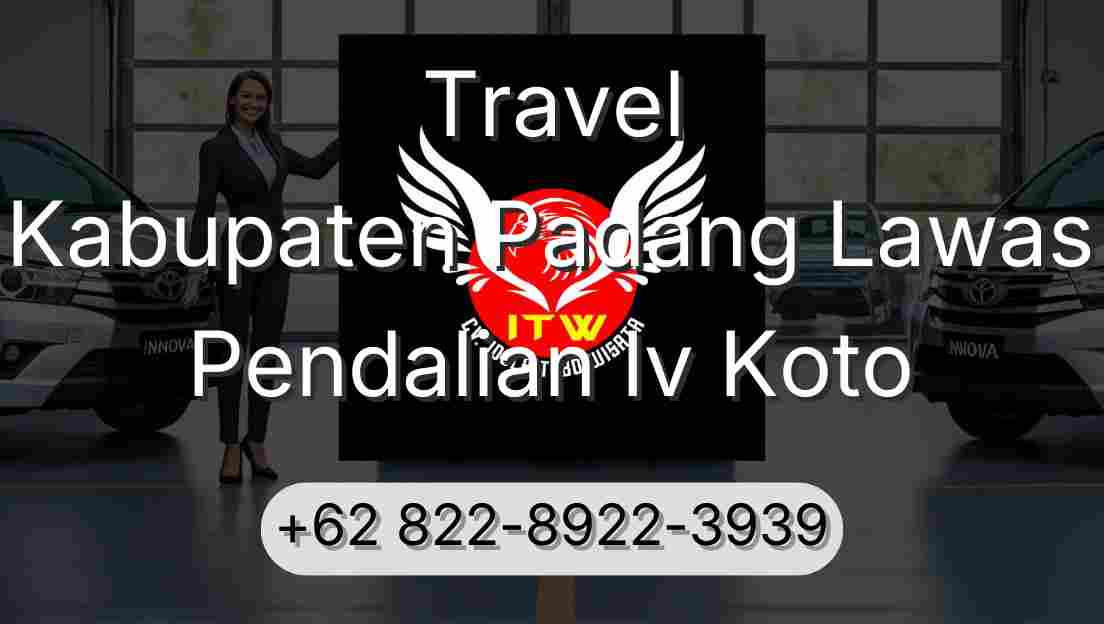 Travel Kabupaten Padang Lawas Pendalian Iv Koto