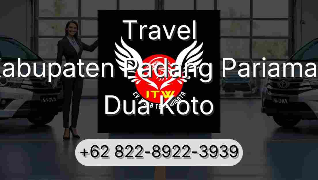 Travel Kabupaten Padang Pariaman Dua Koto