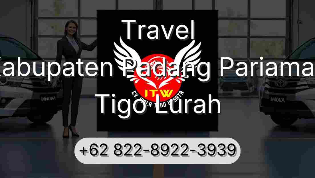 Travel Kabupaten Padang Pariaman Tigo Lurah