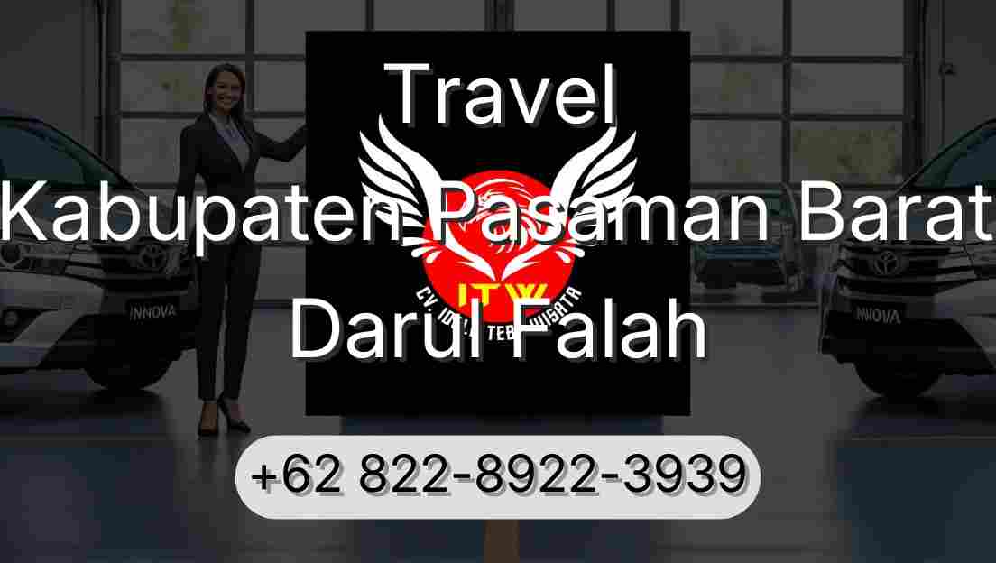 Travel Kabupaten Pasaman Barat Darul Falah