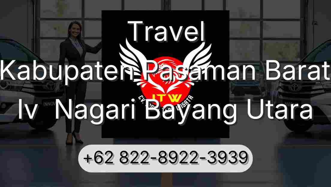 Travel Kabupaten Pasaman Barat Iv  Nagari Bayang Utara