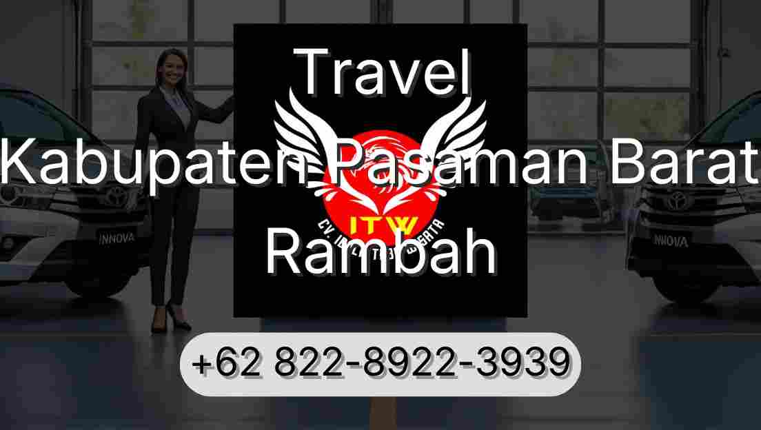 Travel Kabupaten Pasaman Barat Rambah