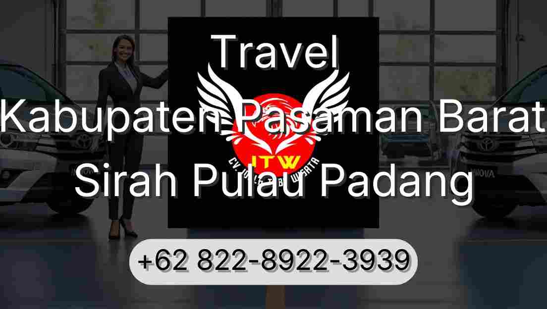 Travel Kabupaten Pasaman Barat Sirah Pulau Padang
