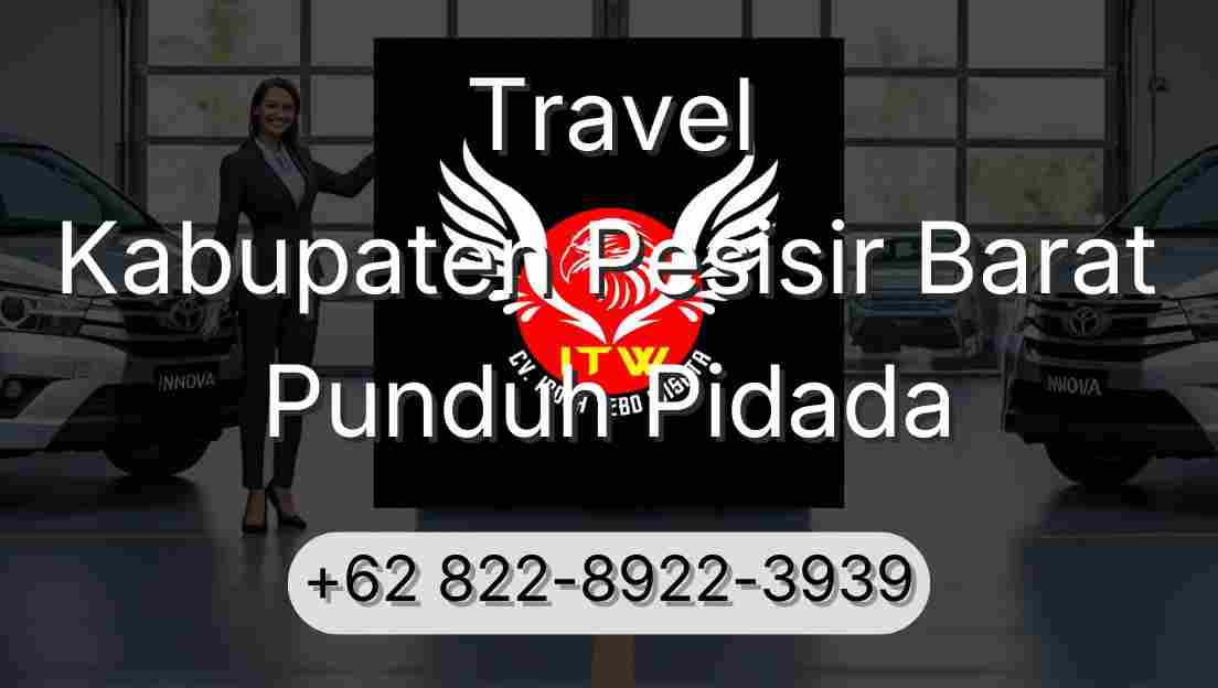 Travel Kabupaten Pesisir Barat Punduh Pidada