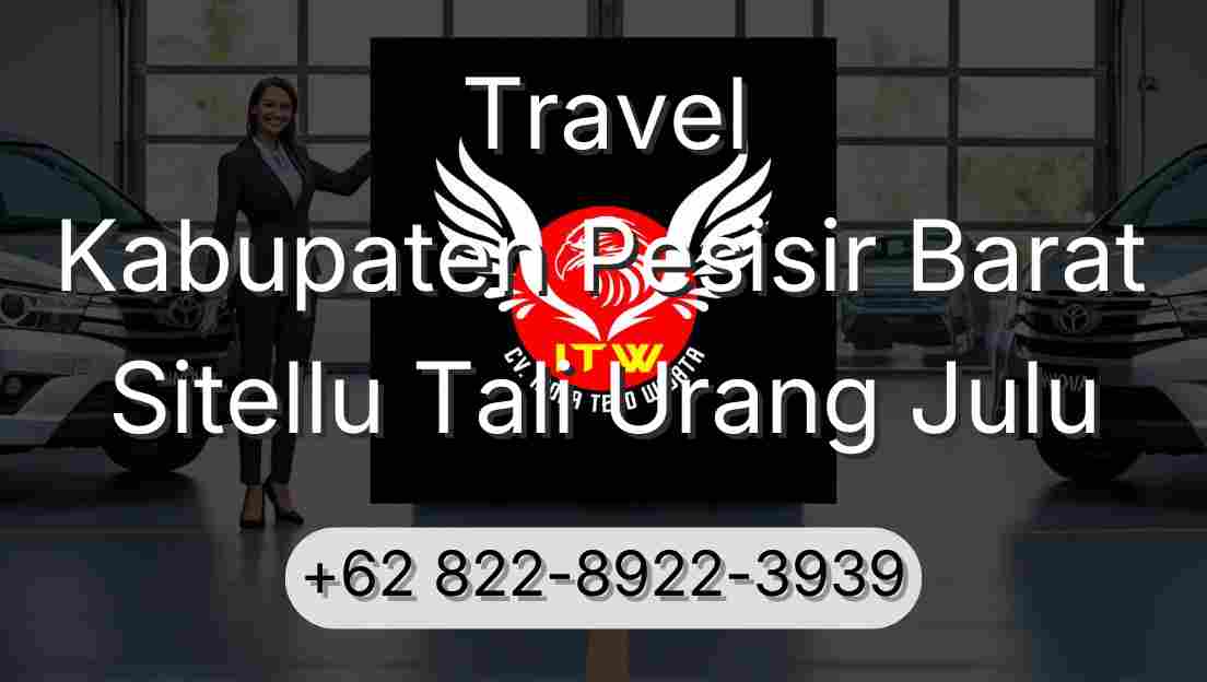 Travel Kabupaten Pesisir Barat Sitellu Tali Urang Julu
