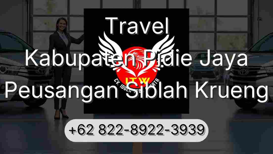 Travel Kabupaten Pidie Jaya Peusangan Siblah Krueng