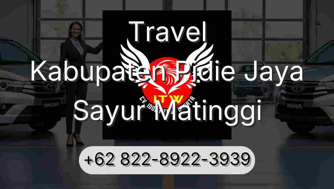 Travel Kabupaten Pidie Jaya Sayur Matinggi