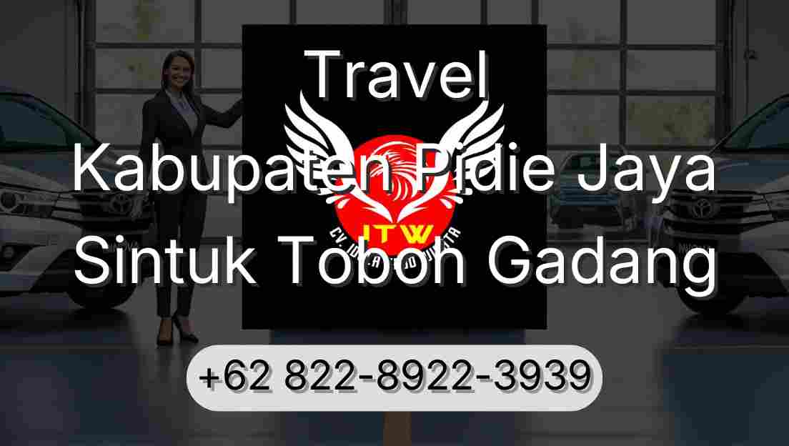 Travel Kabupaten Pidie Jaya Sintuk Toboh Gadang