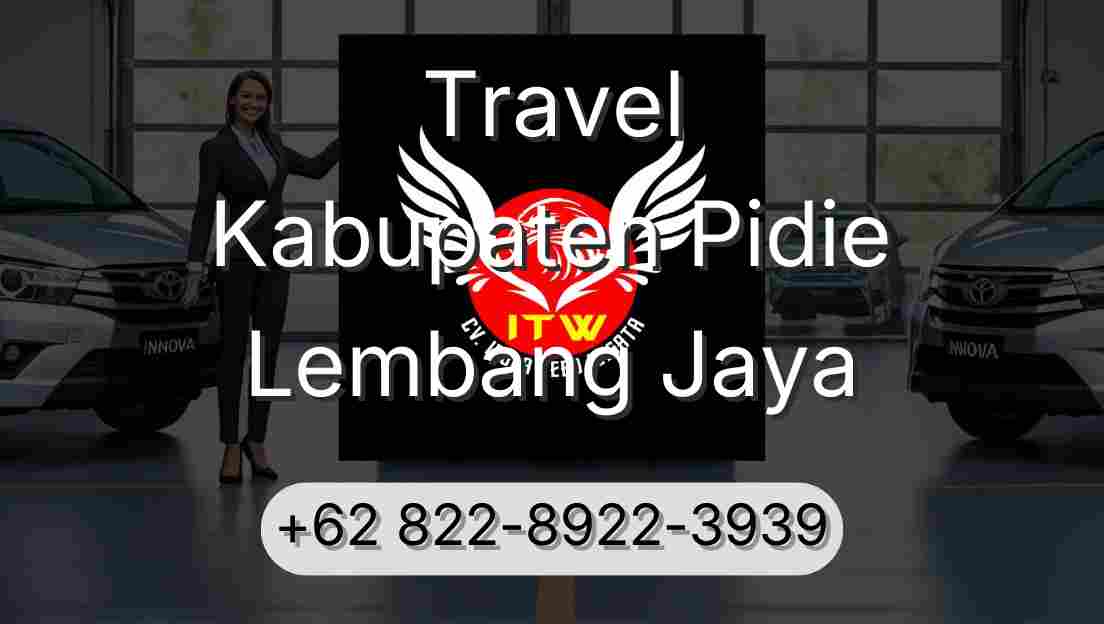 Travel Kabupaten Pidie Lembang Jaya