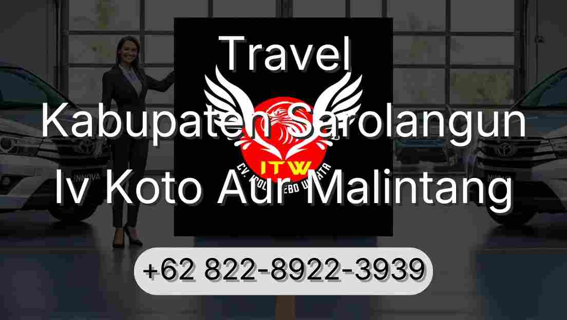 Travel Kabupaten Sarolangun Iv Koto Aur Malintang