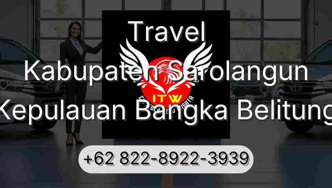 Travel Kabupaten Sarolangun Kepulauan Bangka Belitung