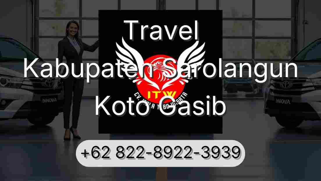 Travel Kabupaten Sarolangun Koto Gasib