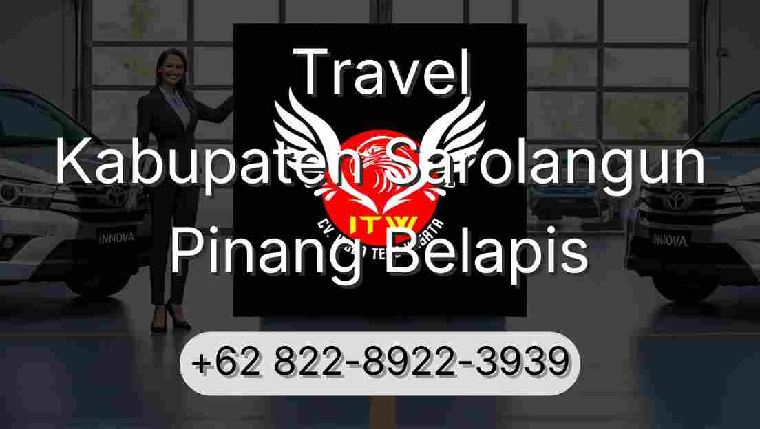 Travel Kabupaten Sarolangun Pinang Belapis