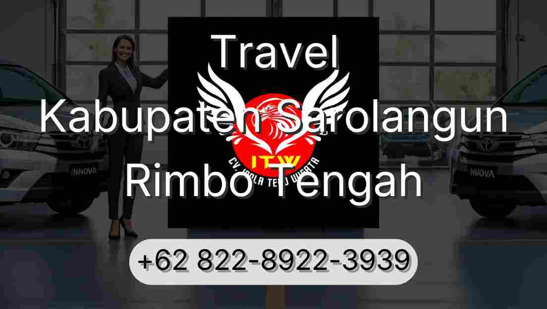 Travel Kabupaten Sarolangun Rimbo Tengah