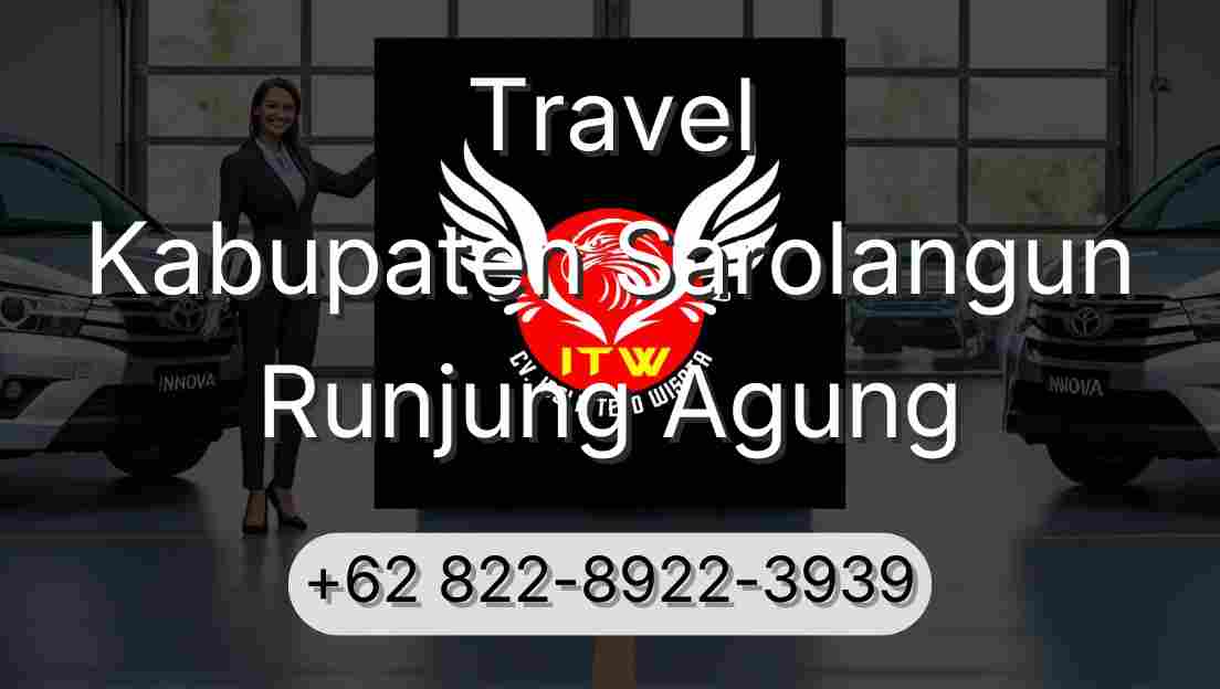 Travel Kabupaten Sarolangun Runjung Agung