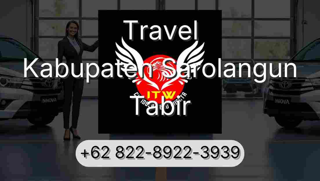 Travel Kabupaten Sarolangun Tabir
