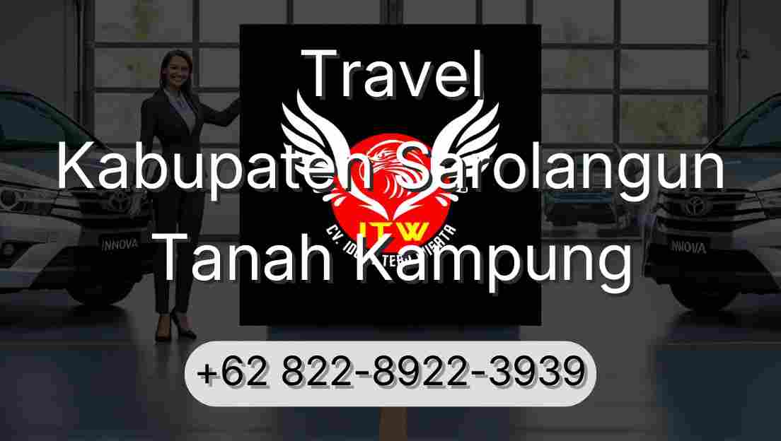 Travel Kabupaten Sarolangun Tanah Kampung