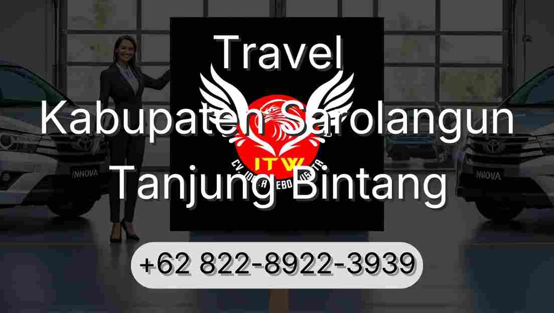 Travel Kabupaten Sarolangun Tanjung Bintang