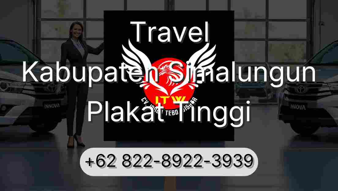 Travel Kabupaten Simalungun Plakat Tinggi