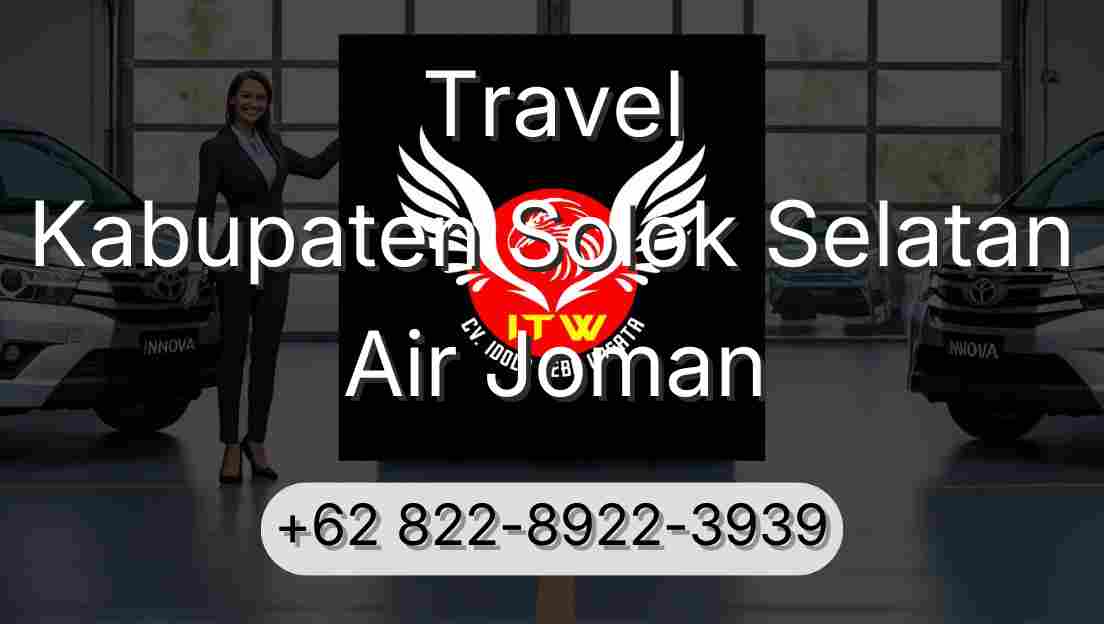 Travel Kabupaten Solok Selatan Air Joman