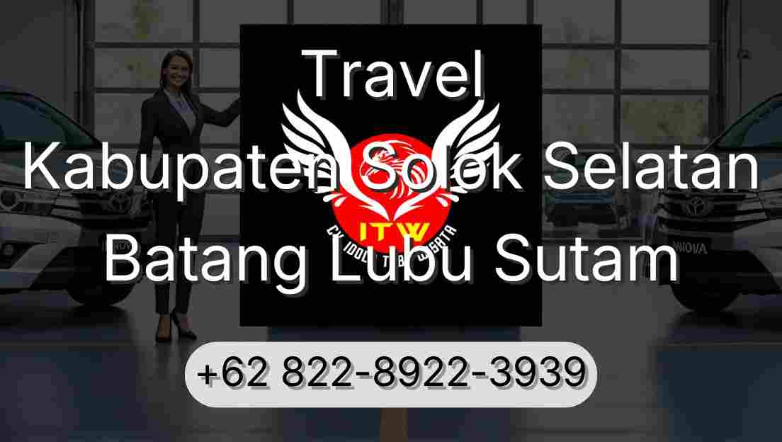 Travel Kabupaten Solok Selatan Batang Lubu Sutam