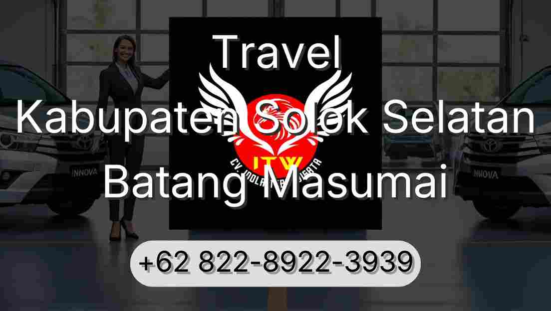 Travel Kabupaten Solok Selatan Batang Masumai