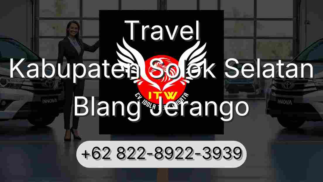 Travel Kabupaten Solok Selatan Blang Jerango