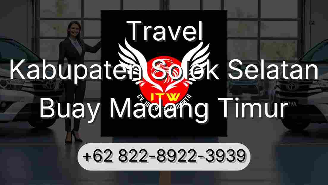 Travel Kabupaten Solok Selatan Buay Madang Timur