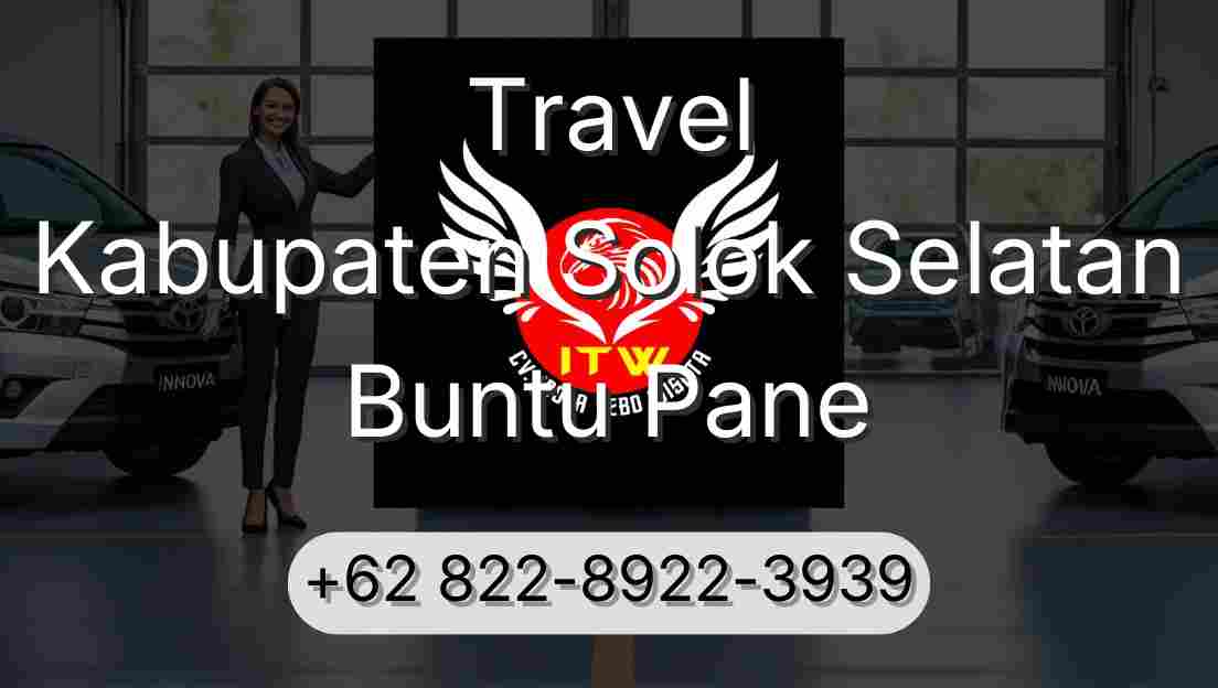 Travel Kabupaten Solok Selatan Buntu Pane