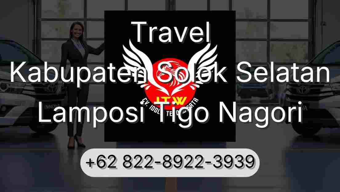 Travel Kabupaten Solok Selatan Lamposi Tigo Nagori