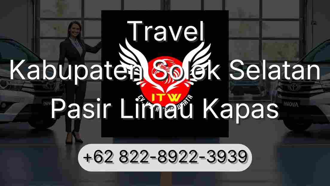 Travel Kabupaten Solok Selatan Pasir Limau Kapas