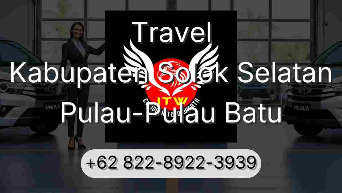 Travel Kabupaten Solok Selatan Pulau-Pulau Batu