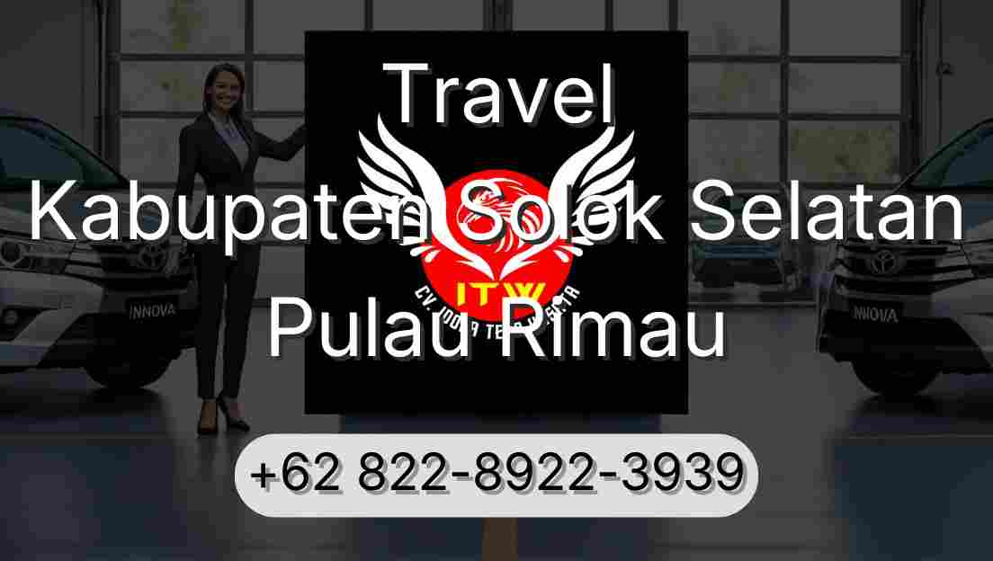 Travel Kabupaten Solok Selatan Pulau Rimau