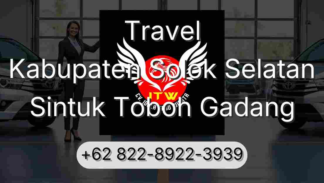Travel Kabupaten Solok Selatan Sintuk Toboh Gadang