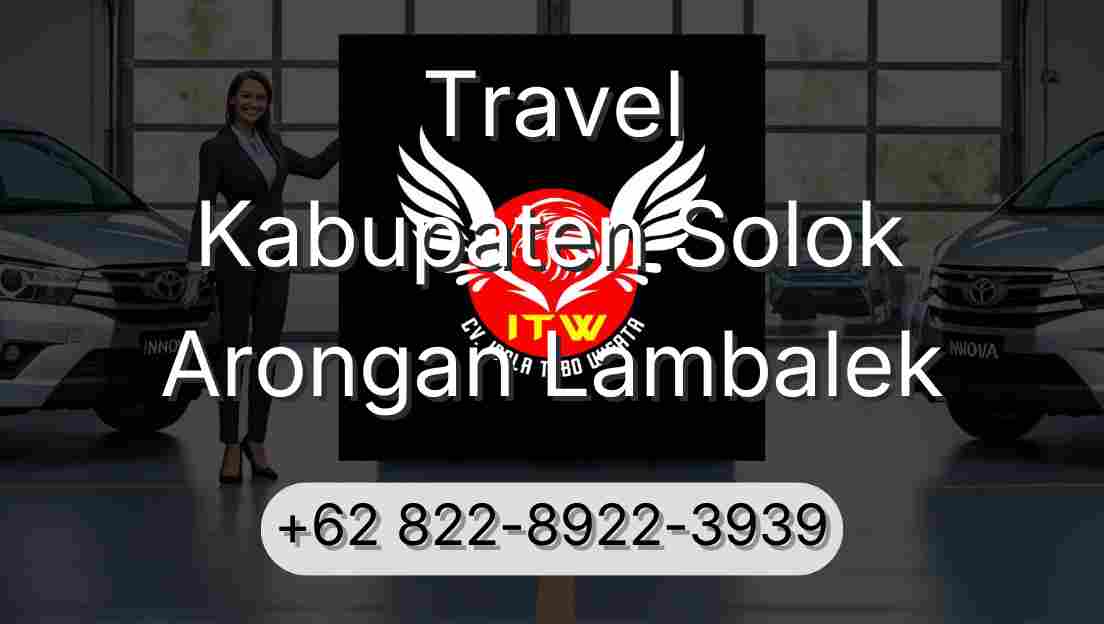 Travel Kabupaten Solok Arongan Lambalek