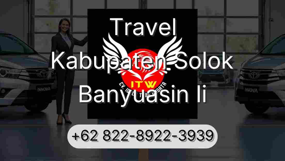 Travel Kabupaten Solok Banyuasin Ii