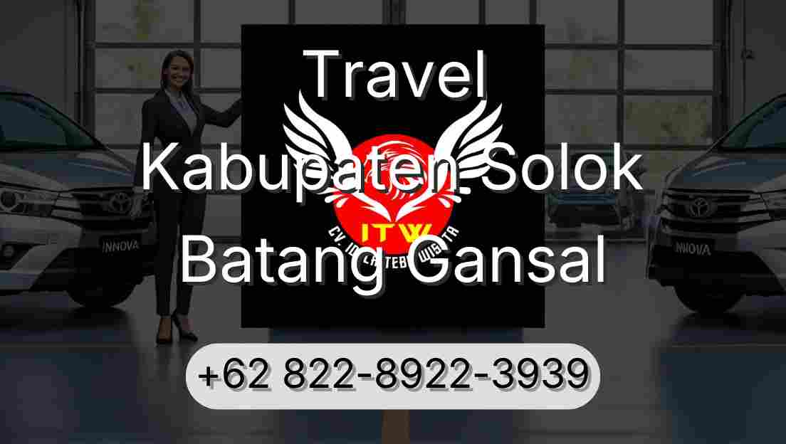 Travel Kabupaten Solok Batang Gansal