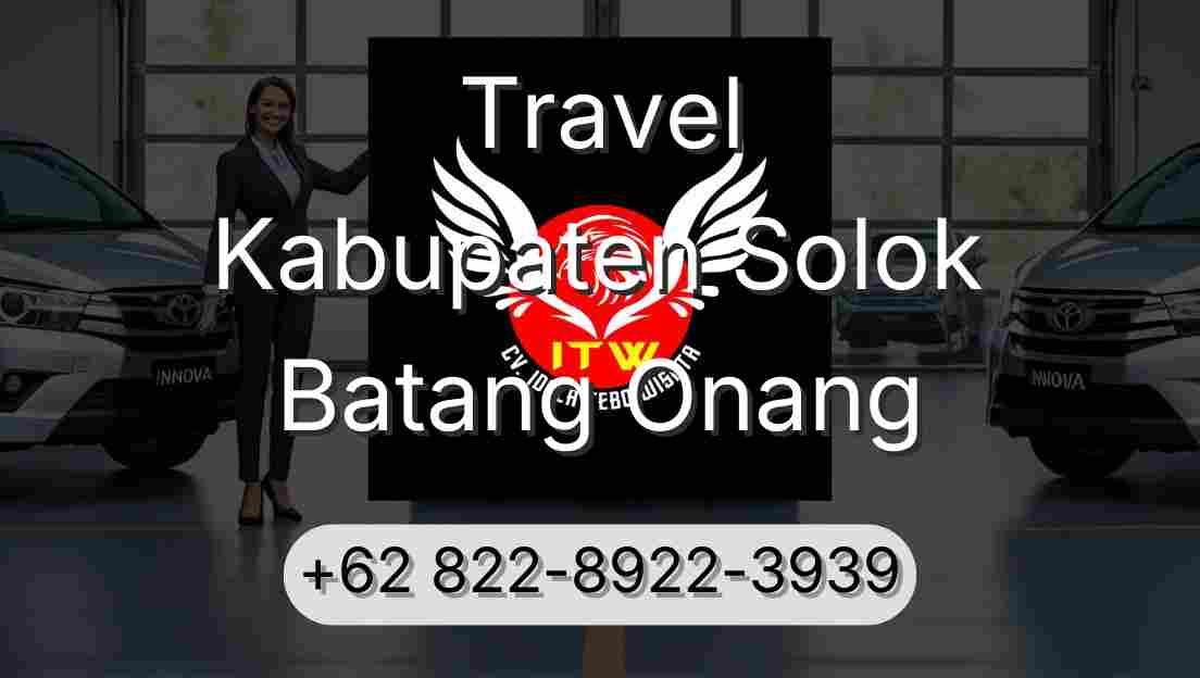 Travel Kabupaten Solok Batang Onang