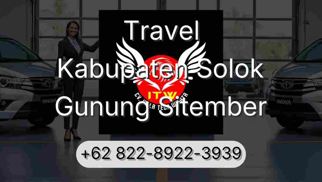 Travel Kabupaten Solok Gunung Sitember