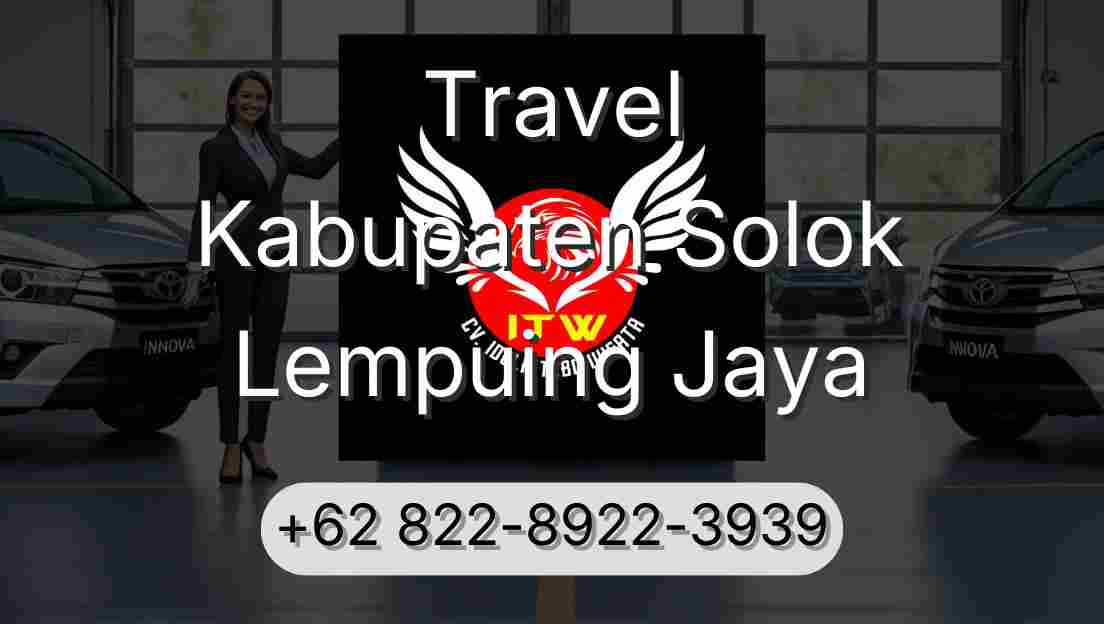 Travel Kabupaten Solok Lempuing Jaya