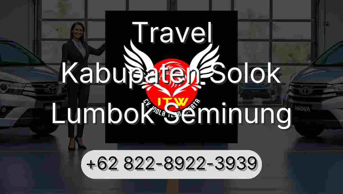 Travel Kabupaten Solok Lumbok Seminung