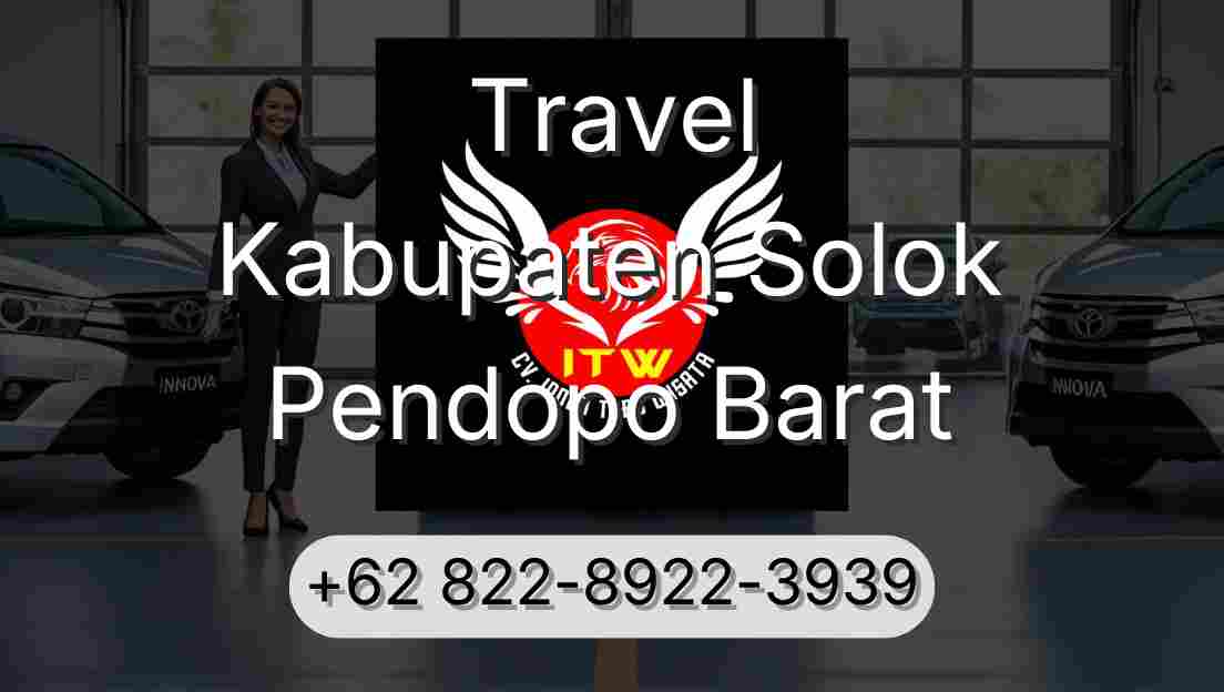 Travel Kabupaten Solok Pendopo Barat