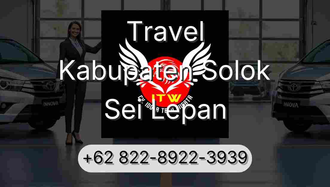 Travel Kabupaten Solok Sei Lepan