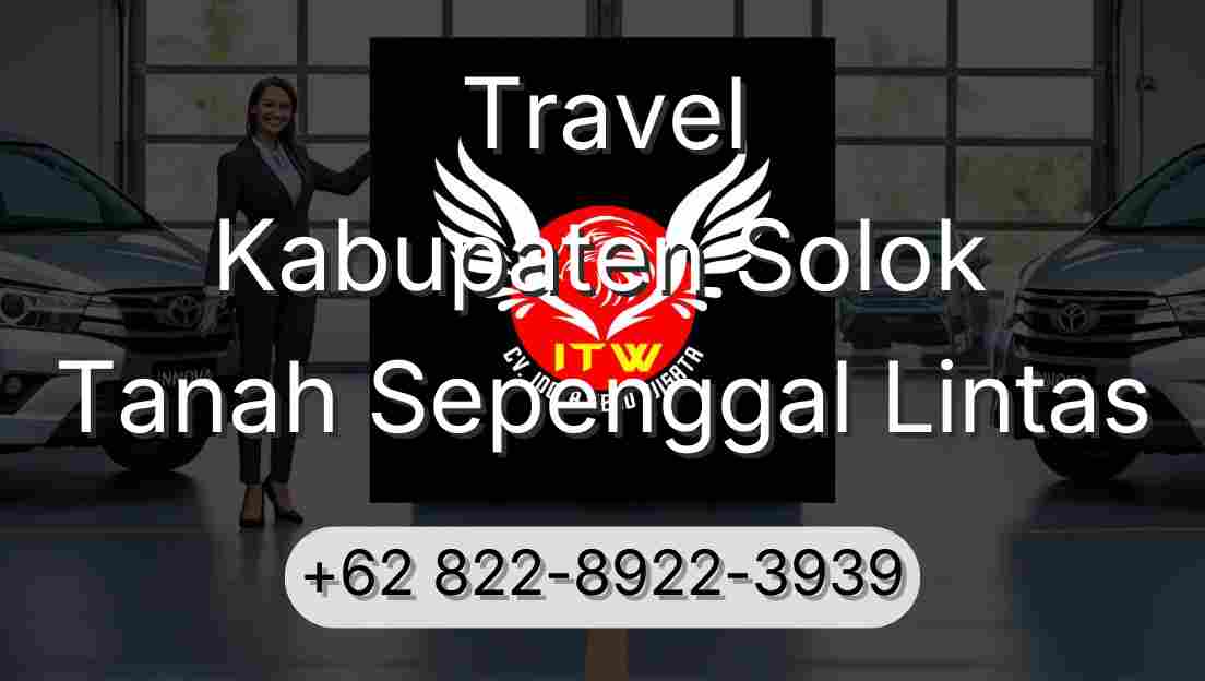 Travel Kabupaten Solok Tanah Sepenggal Lintas