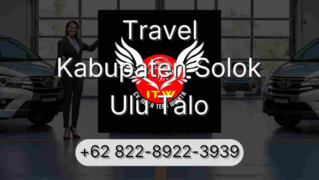 Travel Kabupaten Solok Ulu Talo